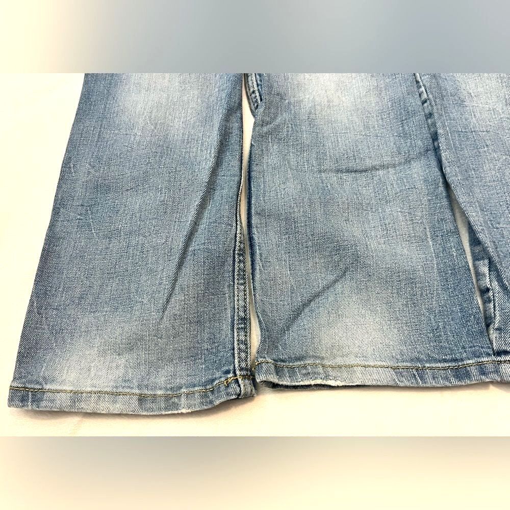Cat & Jack (2 Pairs) Light Blue Straight Jeans Size 12 Adjustable Waistband - Picture 12 of 15